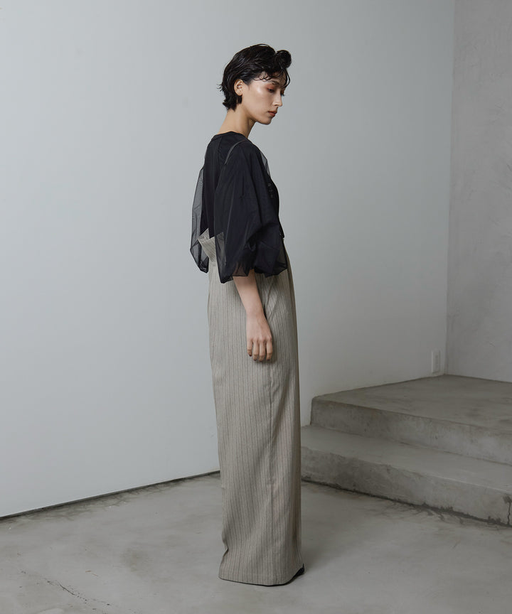 (eliuu)Slim Strap Pinstripe PT