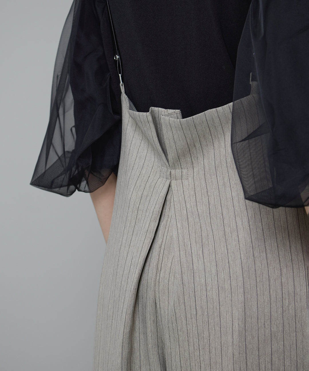 (eliuu)Slim Strap Pinstripe PT