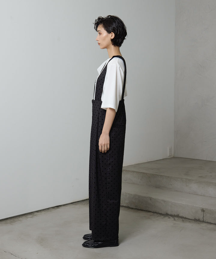 (eliuu)Wide Strap Dot Saropetto