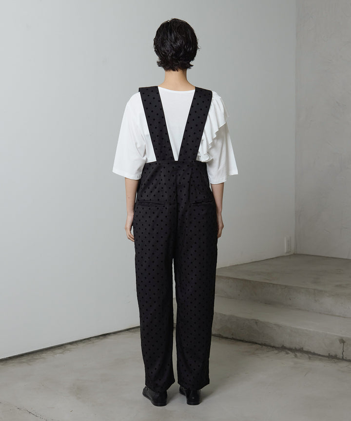 (eliuu)Wide Strap Dot Saropetto