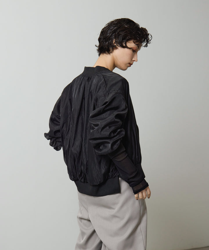 (eliuu)Sheer Gloss Blouson