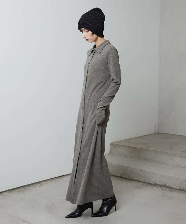 (eliuu)Polo Cardigan Onepiece