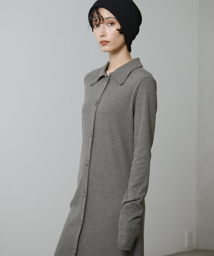 (eliuu)Polo Cardigan Onepiece