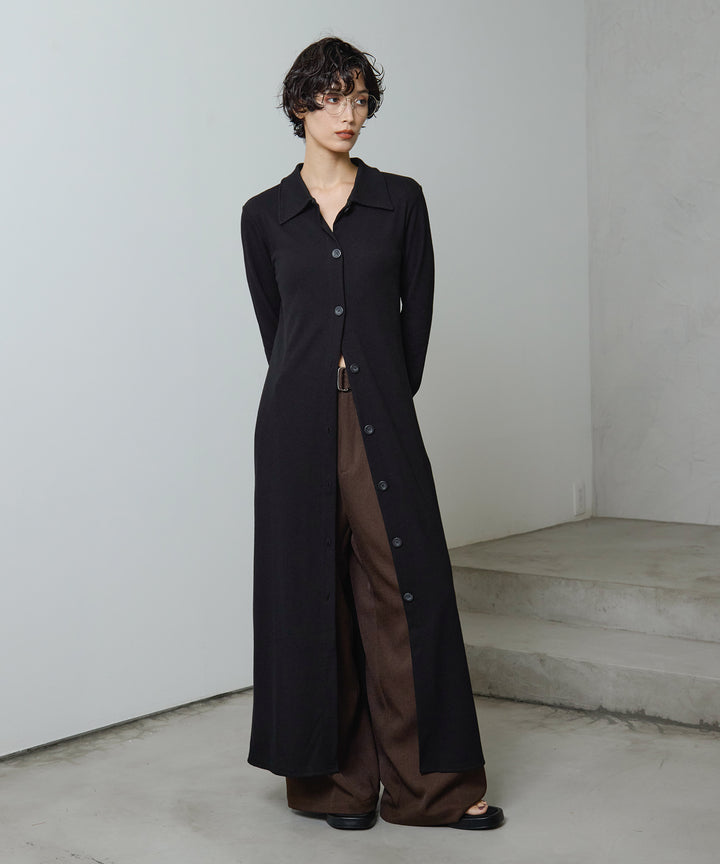 (eliuu)Polo Cardigan Onepiece