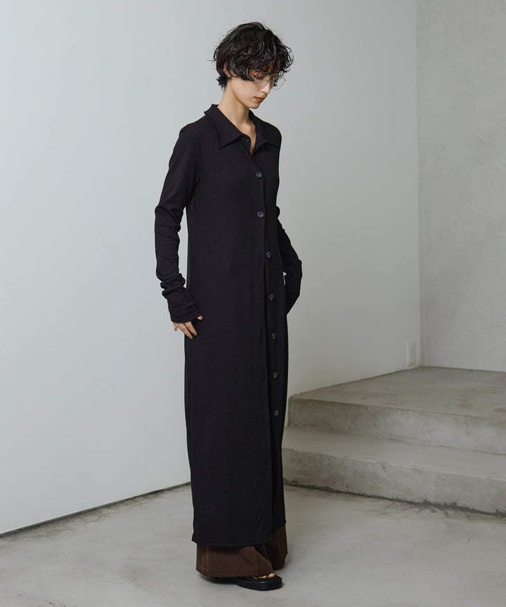 (eliuu)Polo Cardigan Onepiece