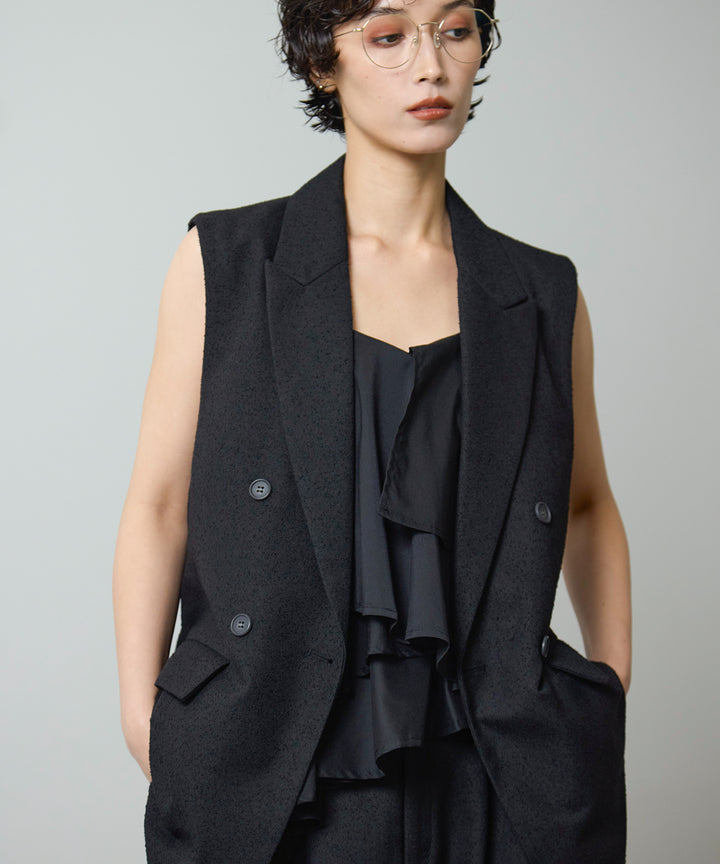 [2SET] Slub Tweed Gilet + Slub Tweed Slucks
