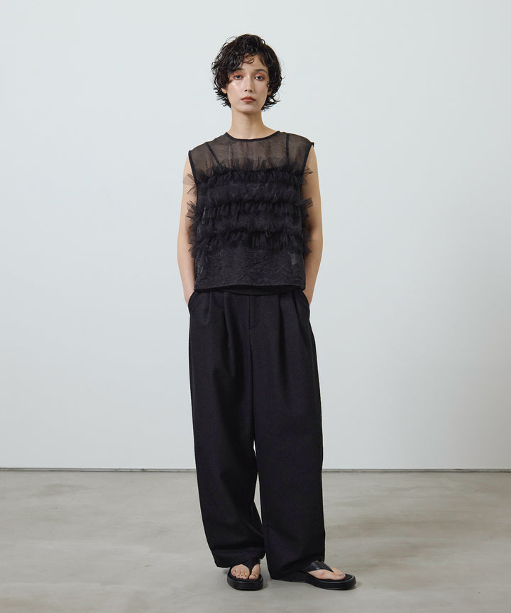 (eliuu)Slub Tweed Slucks