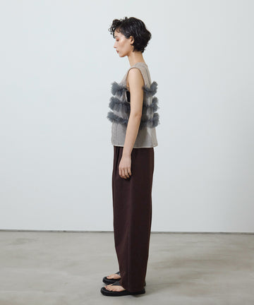 eliuu)Slub Tweed Slucks – MIELI INVARIANT