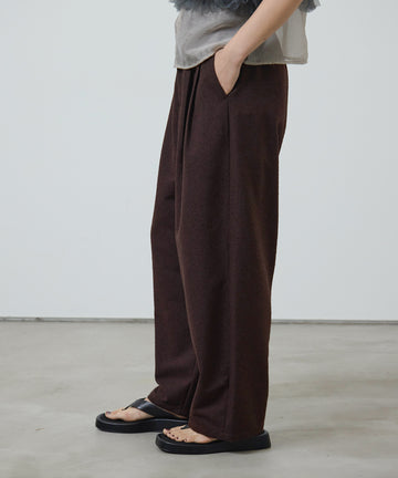 eliuu)Slub Tweed Slucks – MIELI INVARIANT