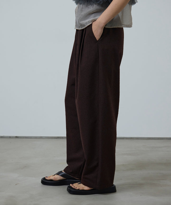 [3SET]Sheer Frill Bustier + Basic Cut Camisole + Slub Tweed Slucks