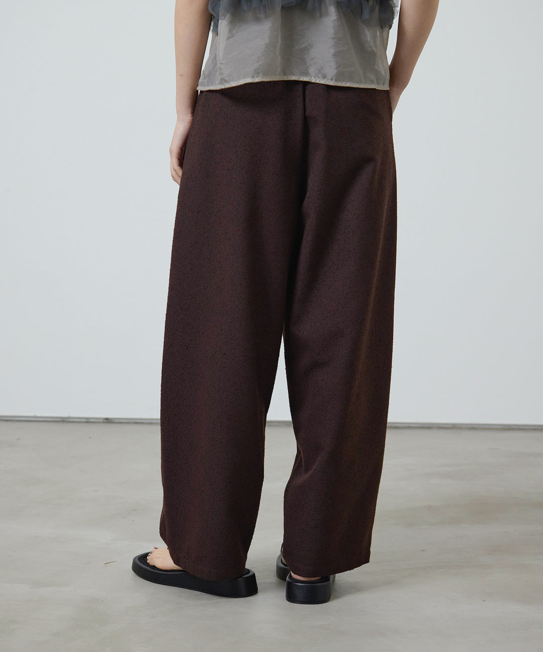 (eliuu)Slub Tweed Slucks