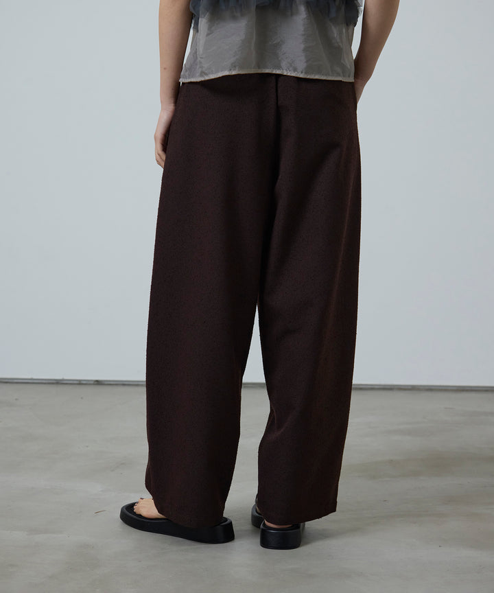 [3SET]Sheer Frill Bustier + Basic Cut Camisole + Slub Tweed Slucks