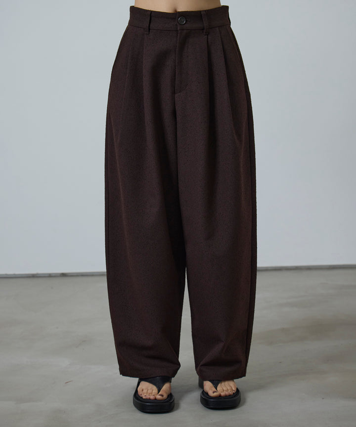 [3SET]Sheer Frill Bustier + Basic Cut Camisole + Slub Tweed Slucks