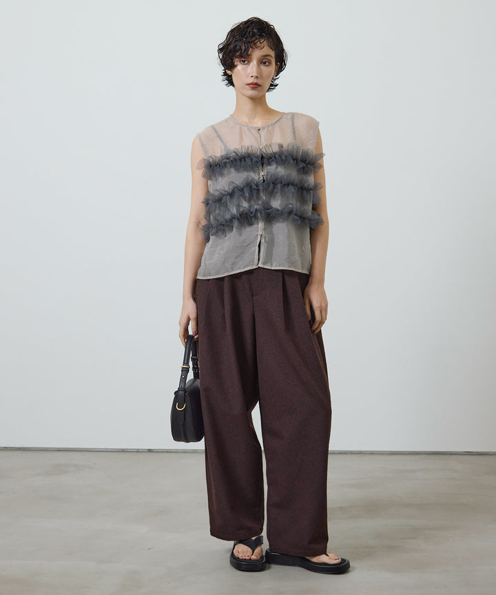 (eliuu)Slub Tweed Slucks