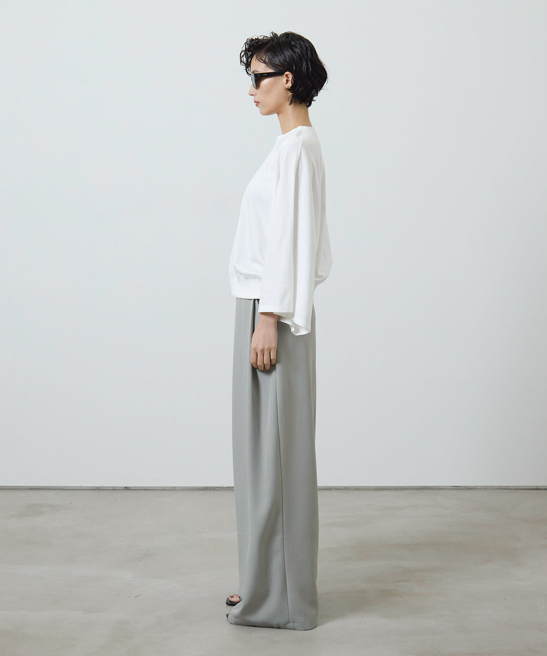 (eliuu)KIMONO Wide Tee