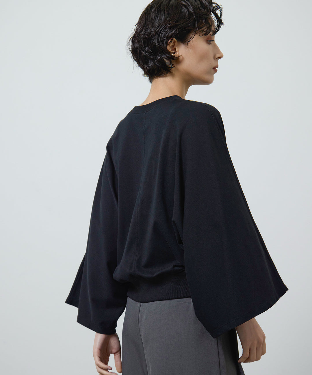 (eliuu)KIMONO Wide Tee