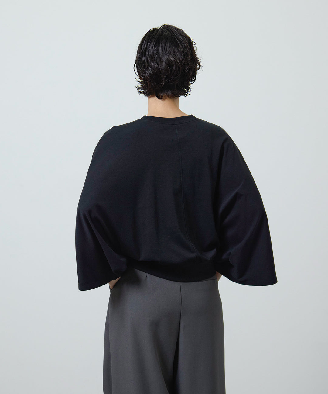 (eliuu)KIMONO Wide Tee