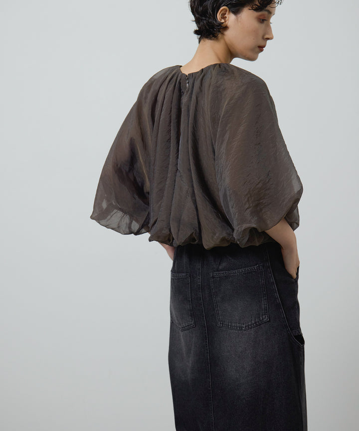 (eliuu)Hole Denim Skirt
