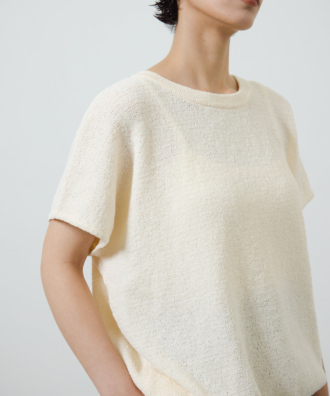 (eliuu)Boucle Loose Knit