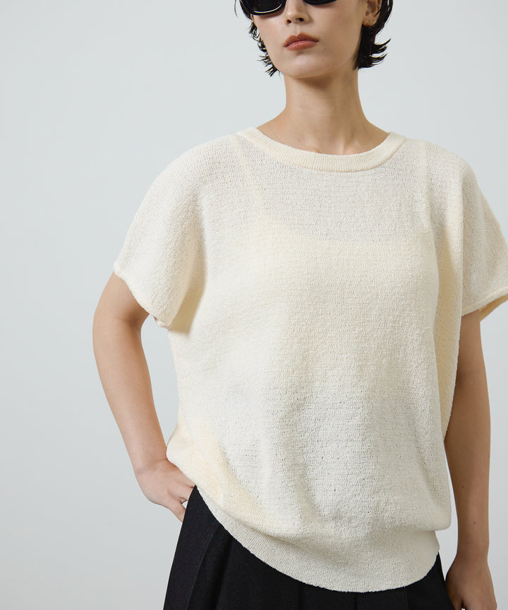 (eliuu)Boucle Loose Knit