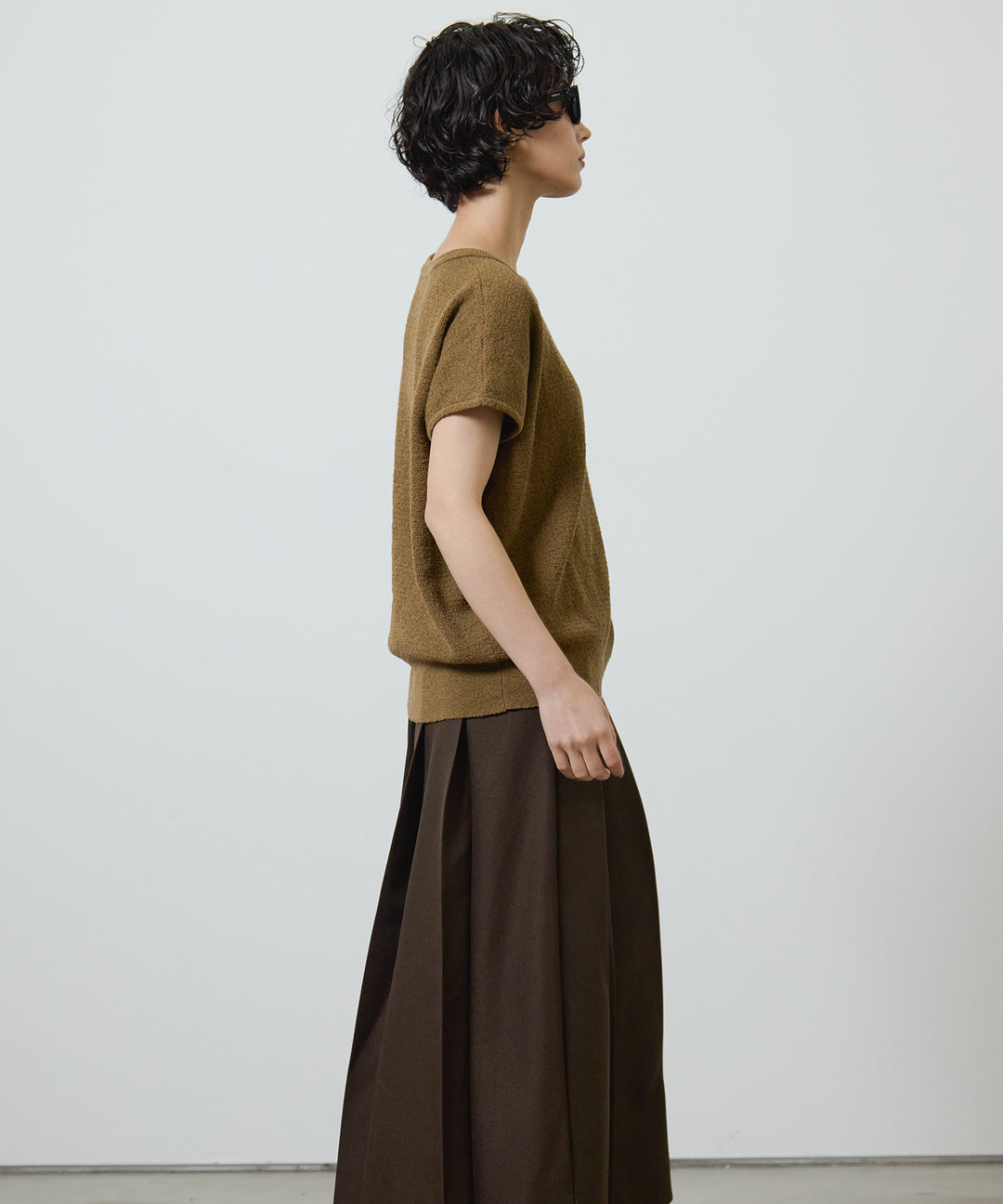 (eliuu)Boucle Loose Knit
