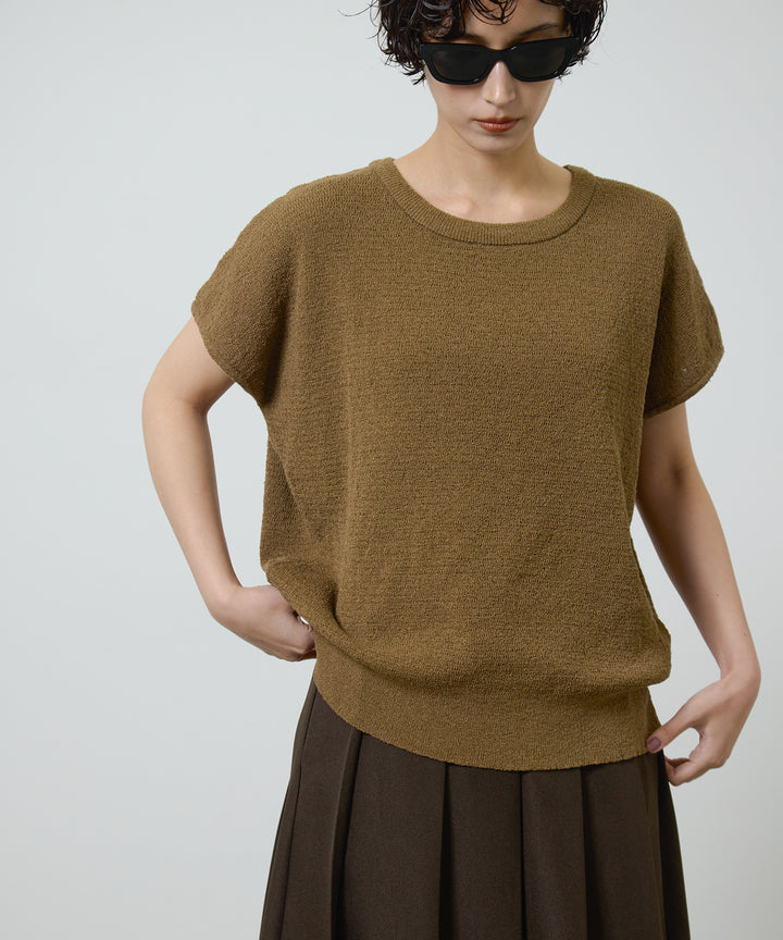 (eliuu)Boucle Loose Knit