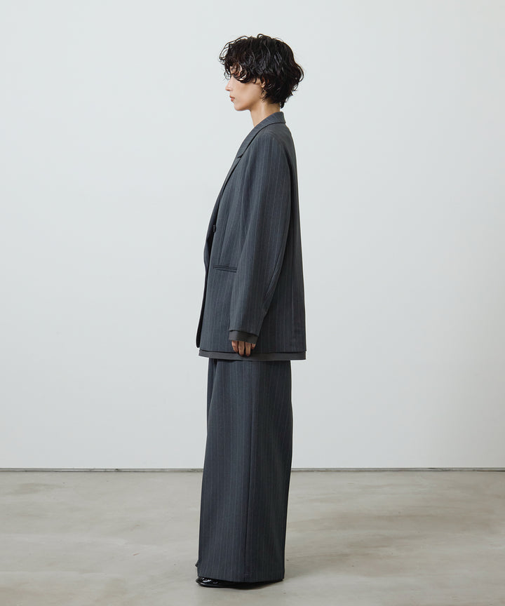 (eliuu)Twill Double Jacket