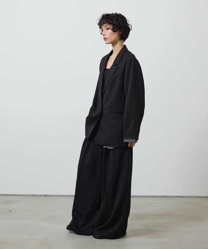 (eliuu)Twill Double Jacket