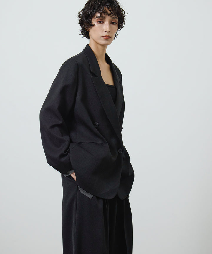 (eliuu)Twill Double Jacket
