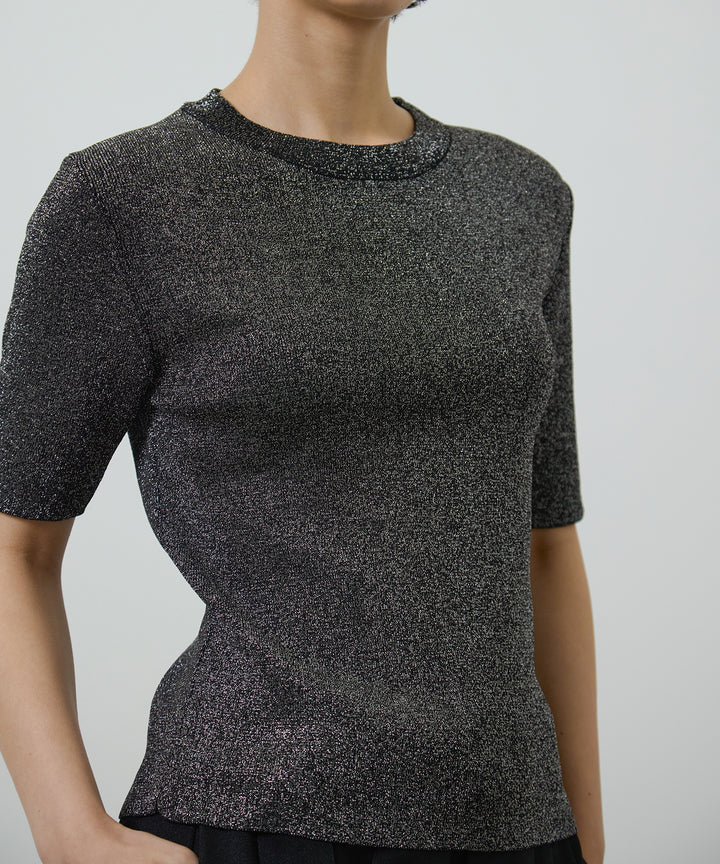 (eliuu)Glitter Knit Tops