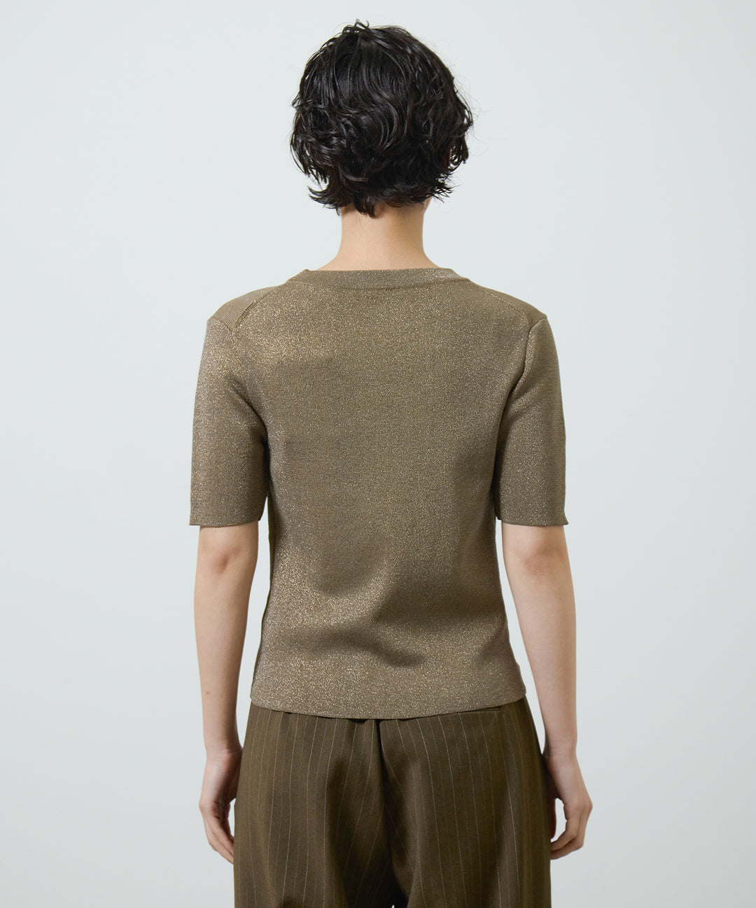 (eliuu)Glitter Knit Tops