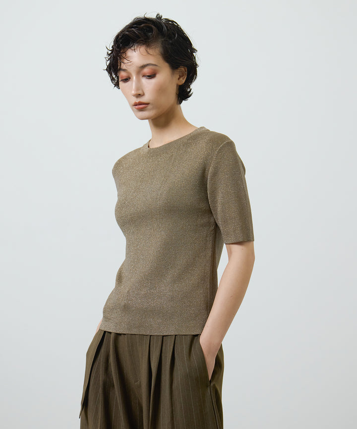 (eliuu)Glitter Knit Tops