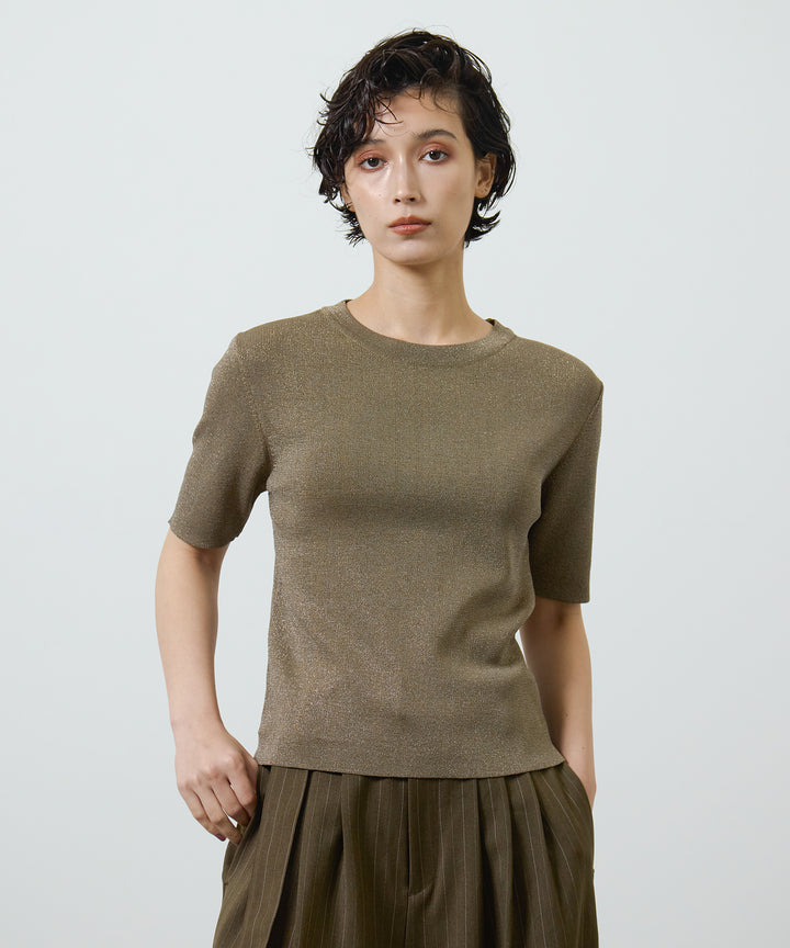 (eliuu)Glitter Knit Tops