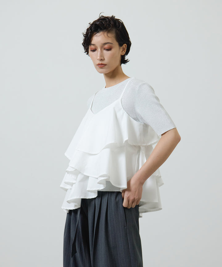 (eliuu)Glitter Knit Tops