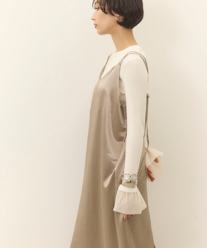 (eliuu)Satin Double C/A Onepiece