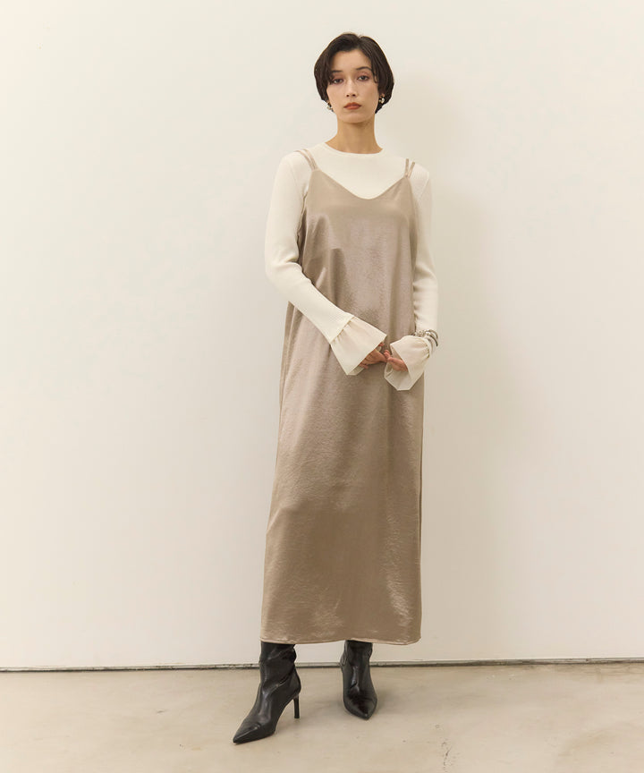(eliuu)Satin Double C/A Onepiece