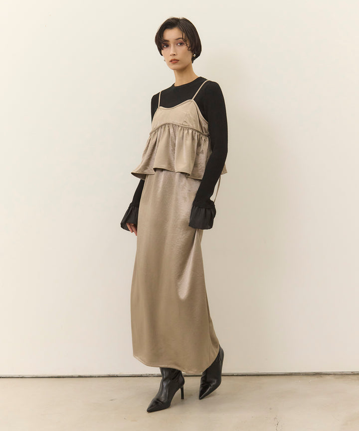 (eliuu)Satin Double C/A Busrier