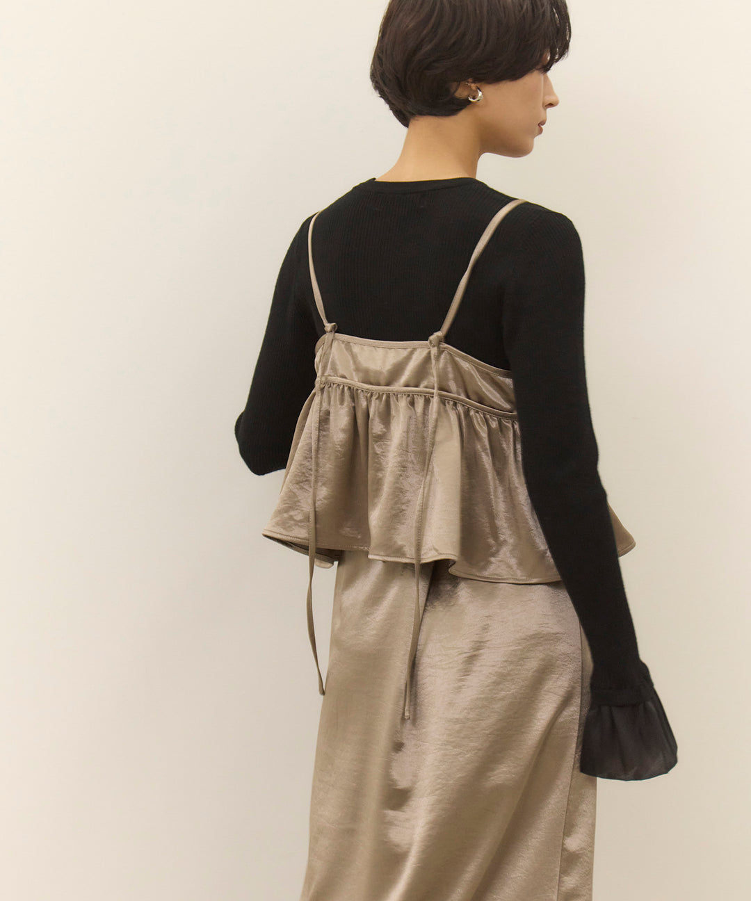 (eliuu)Satin Double C/A Busrier