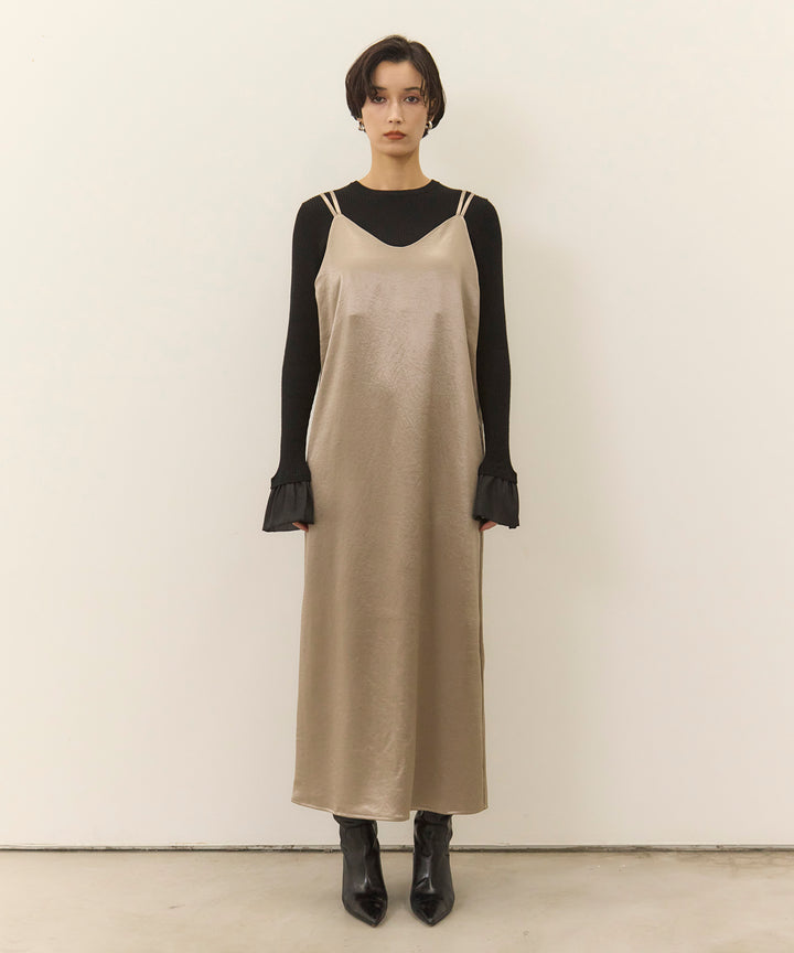 (eliuu)Satin Double C/A Onepiece
