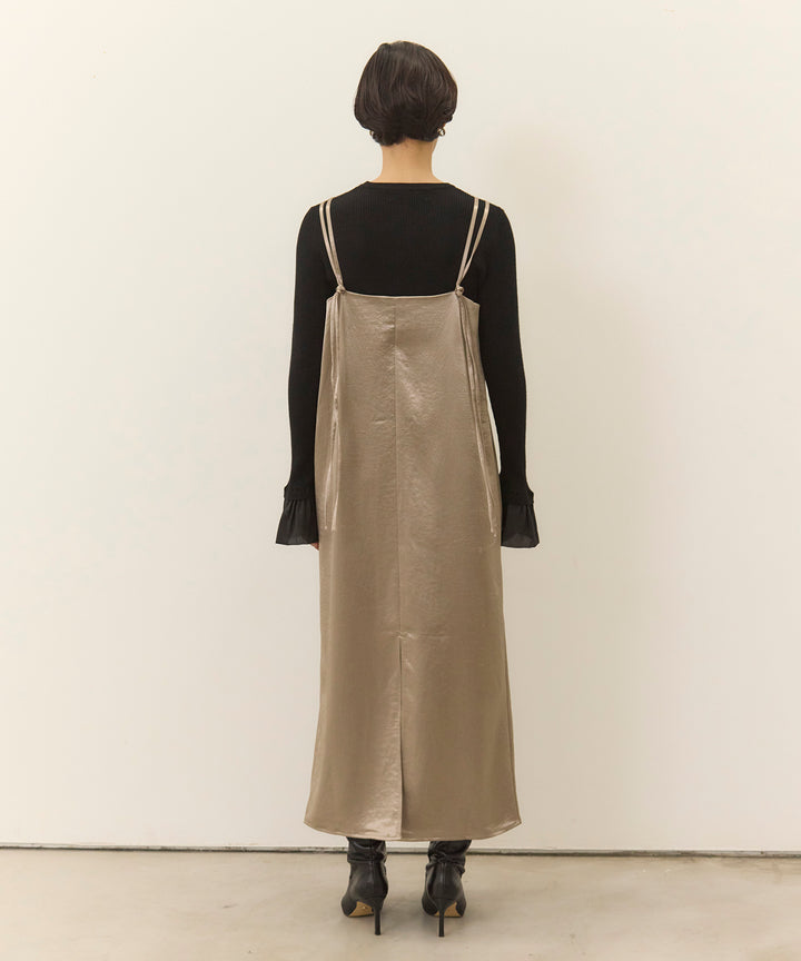 (eliuu)Satin Double C/A Onepiece