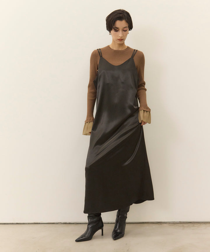 (eliuu)Satin Double C/A Onepiece
