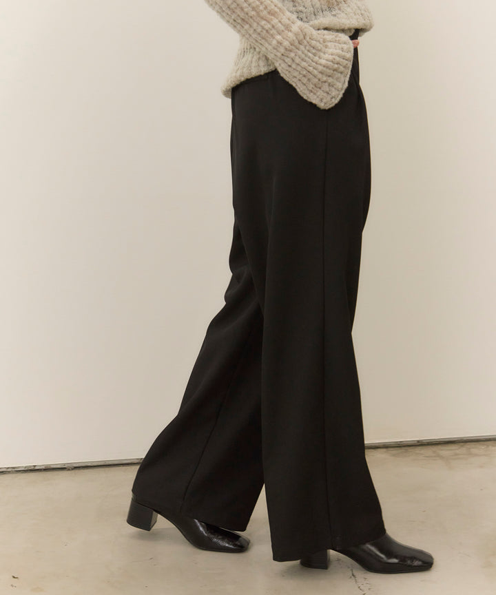 (eliuu)Twill Tuck Slacks PT