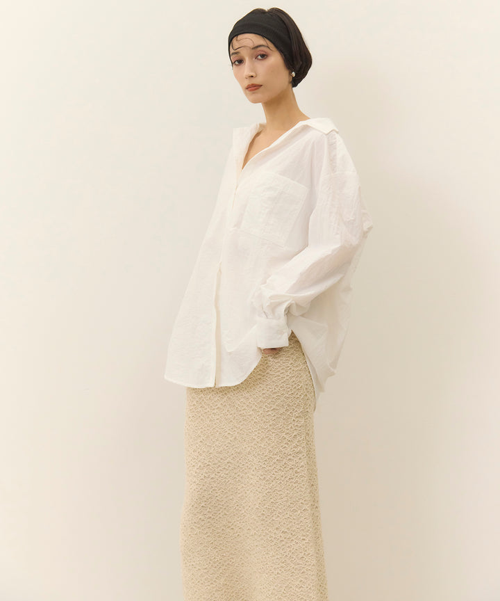 (eliuu)Melon Loop Knit Skirt