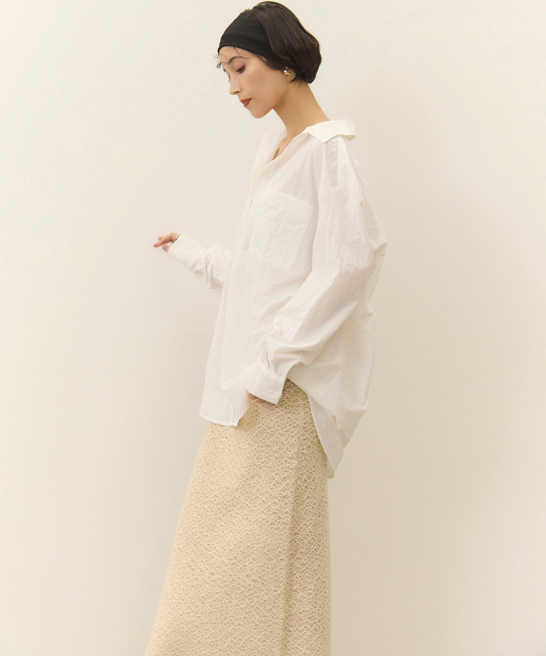 (eliuu)Melon Loop Knit Skirt