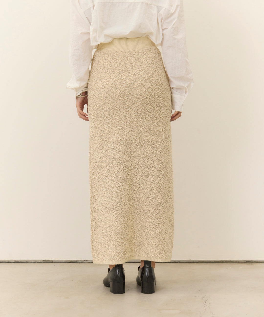 (eliuu)Melon Loop Knit Skirt