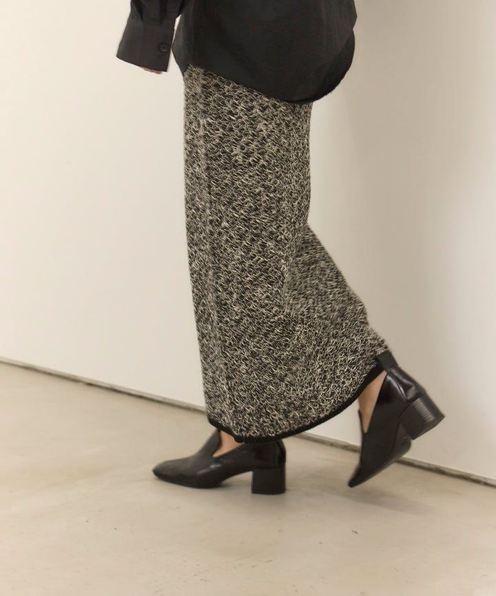 (eliuu)Melon Loop Knit Skirt