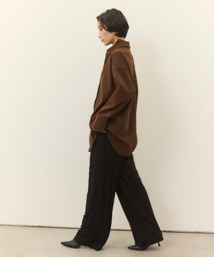 [SET]Corduroy Wide Shirt JK+Easy Cut Pants