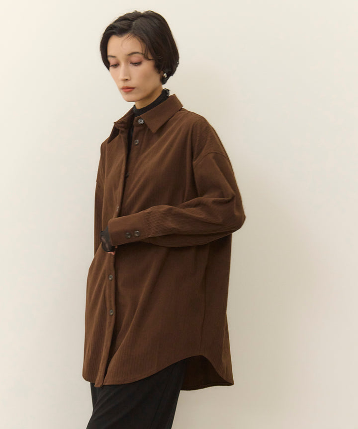 [SET]Corduroy Wide Shirt JK+Easy Cut Pants