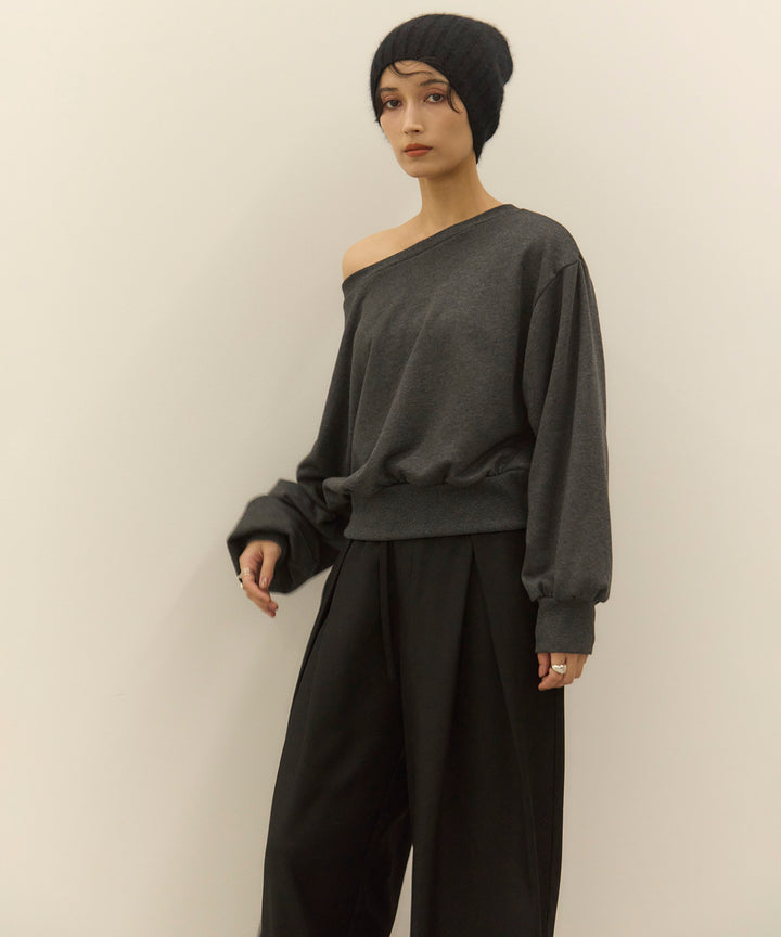 (eliuu)Wrap Belt Wide Slacks