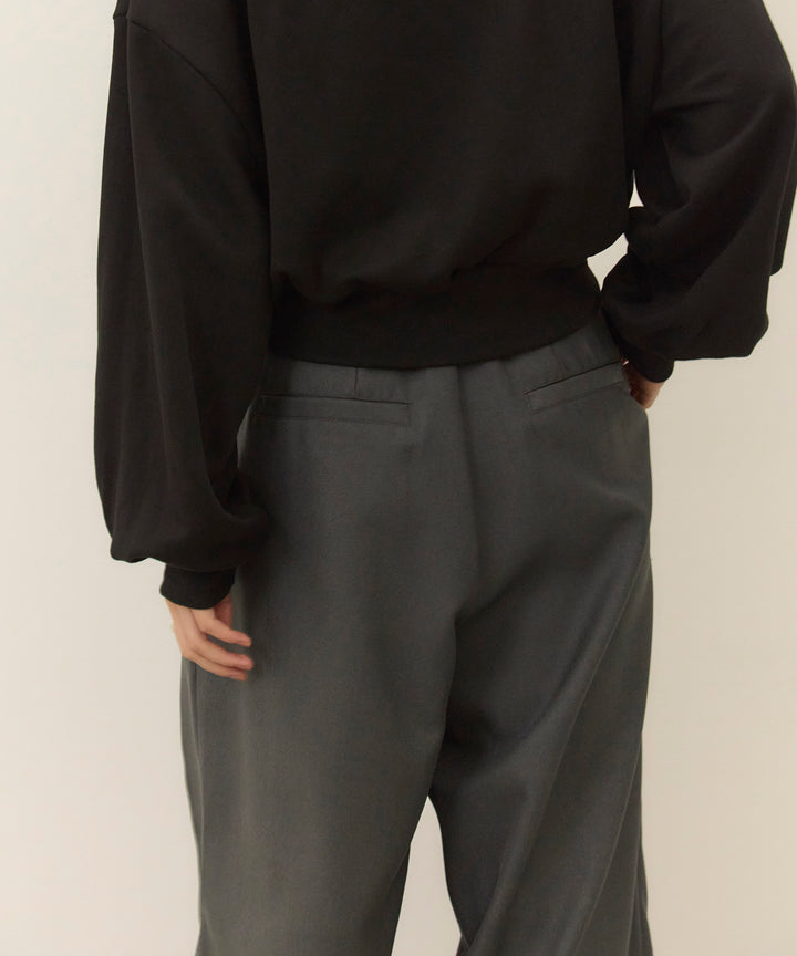 (eliuu)Wrap Belt Wide Slacks